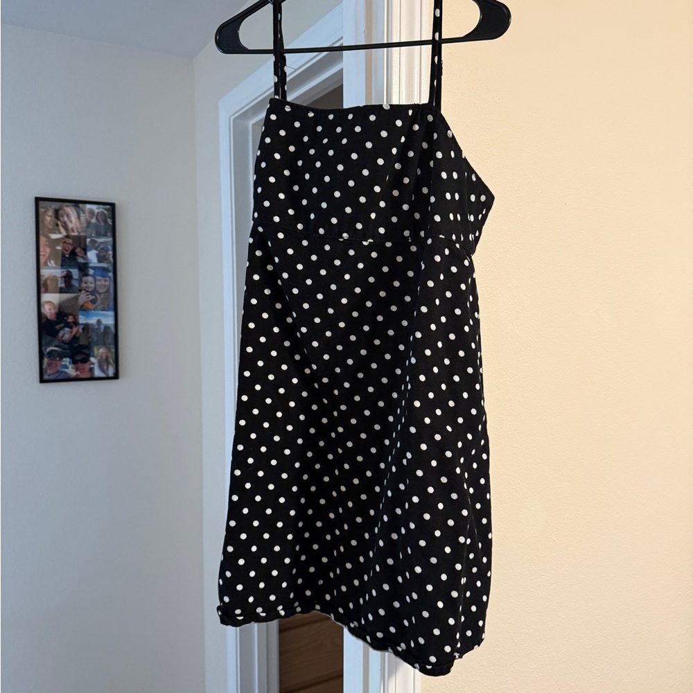 Black and White Polka Dot Dress
